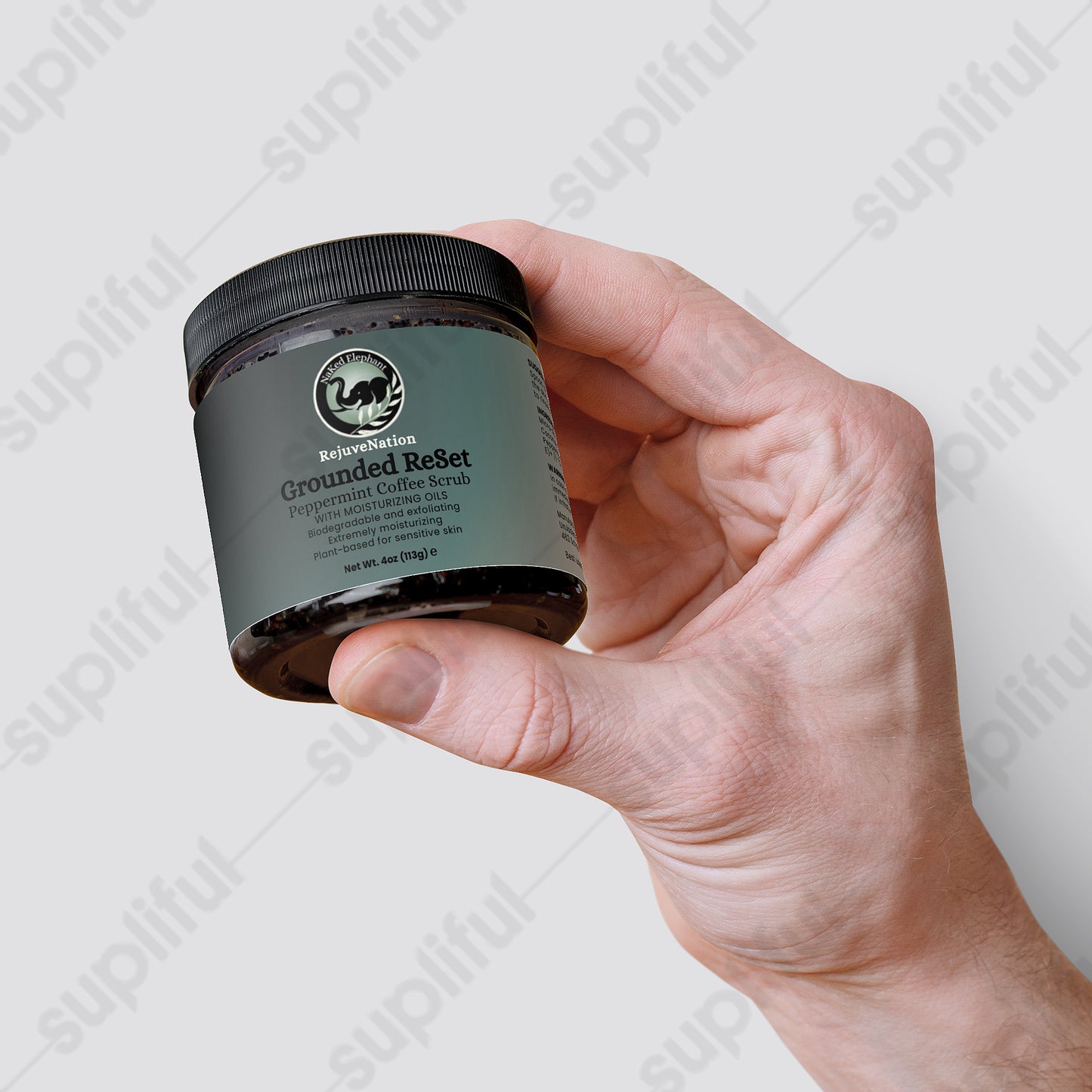 RejuveNation Line: Grounded ReSet Peppermint Coffee Scrub