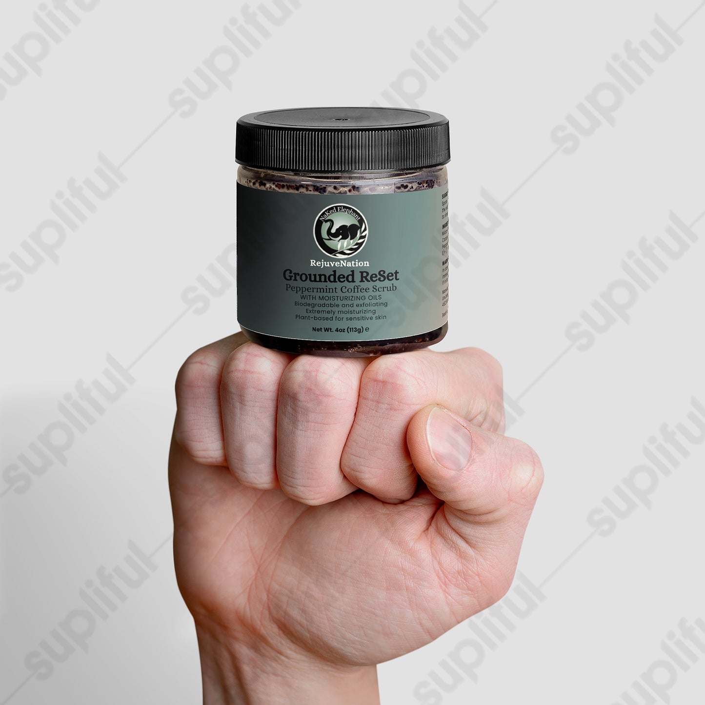 RejuveNation Line: Grounded ReSet Peppermint Coffee Scrub