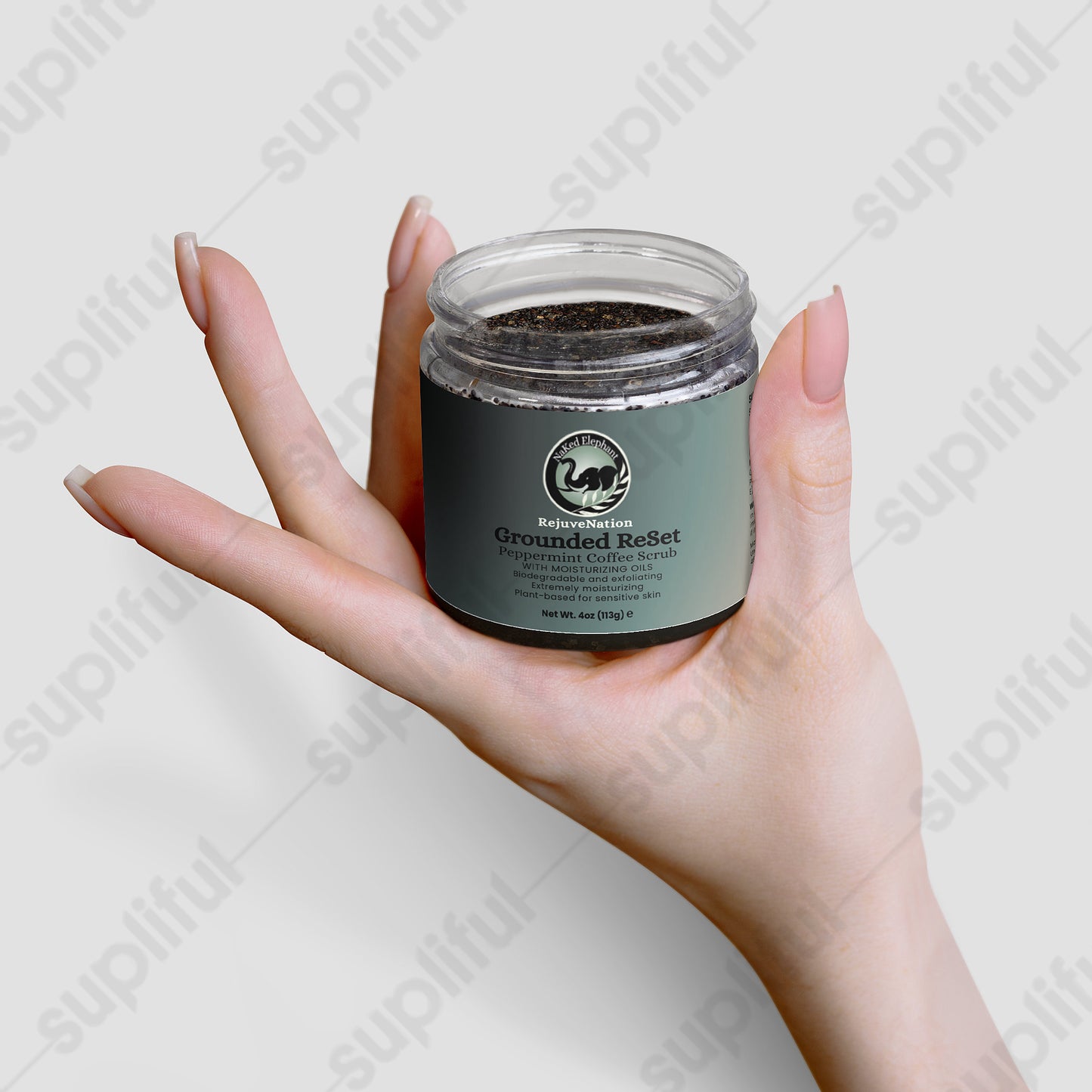 RejuveNation Line: Grounded ReSet Peppermint Coffee Scrub
