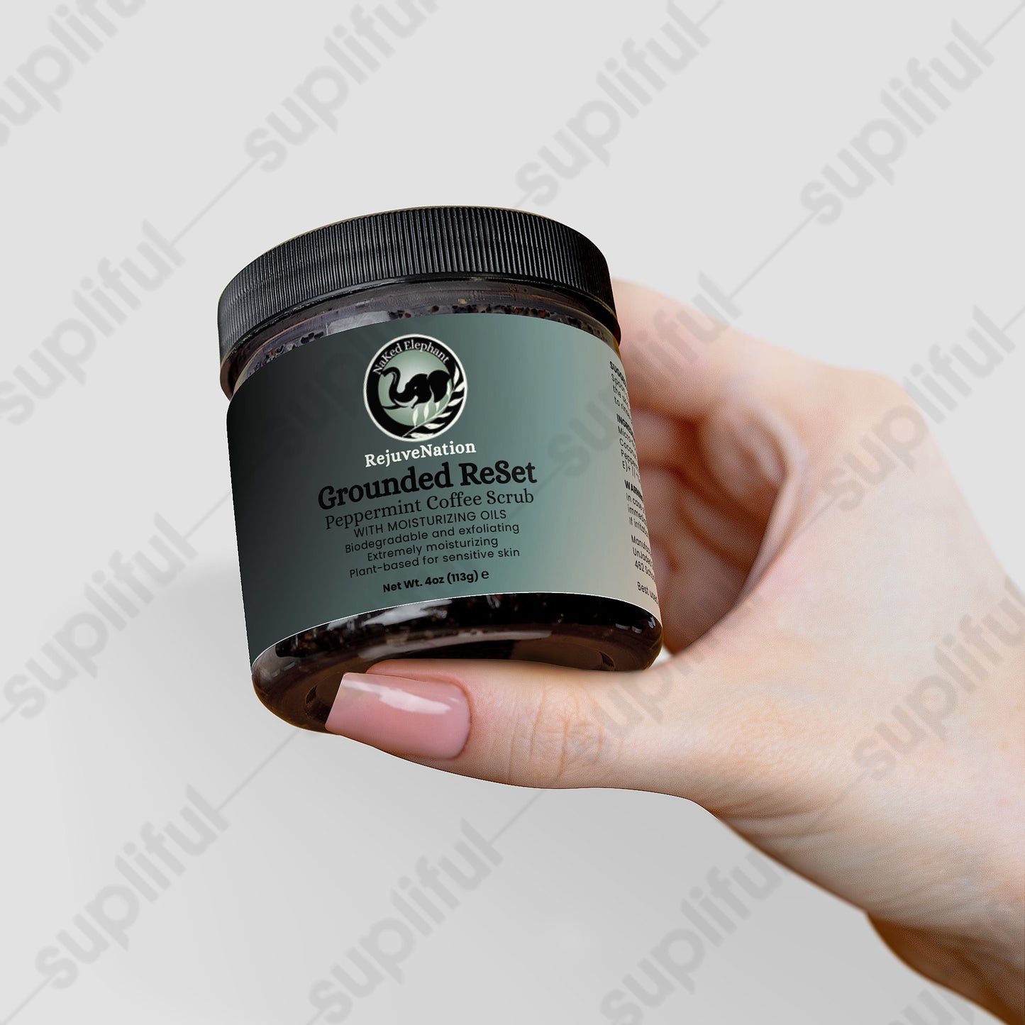 RejuveNation Line: Grounded ReSet Peppermint Coffee Scrub