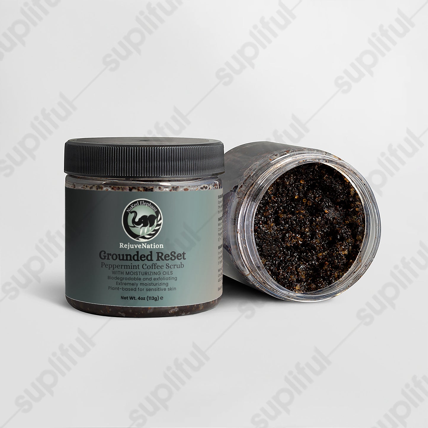 RejuveNation Line: Grounded ReSet Peppermint Coffee Scrub