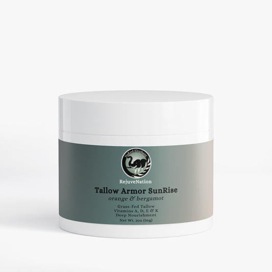 RejuveNation Tallow Armor · SunRise orange & bergamot