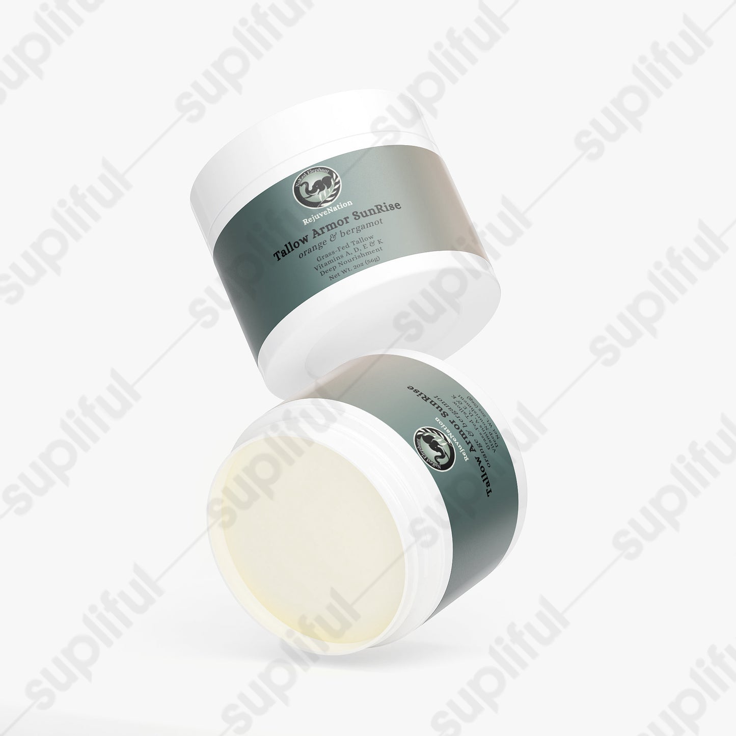 RejuveNation Tallow Armor · SunRise orange & bergamot