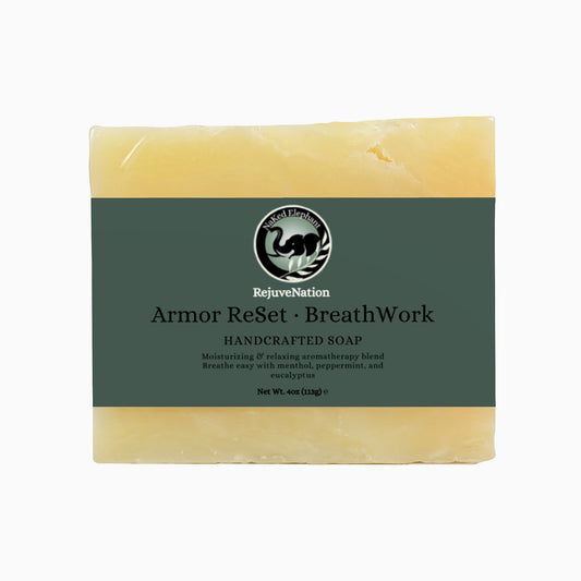 RejuveNation Armor ReSet · BreathWork Soap