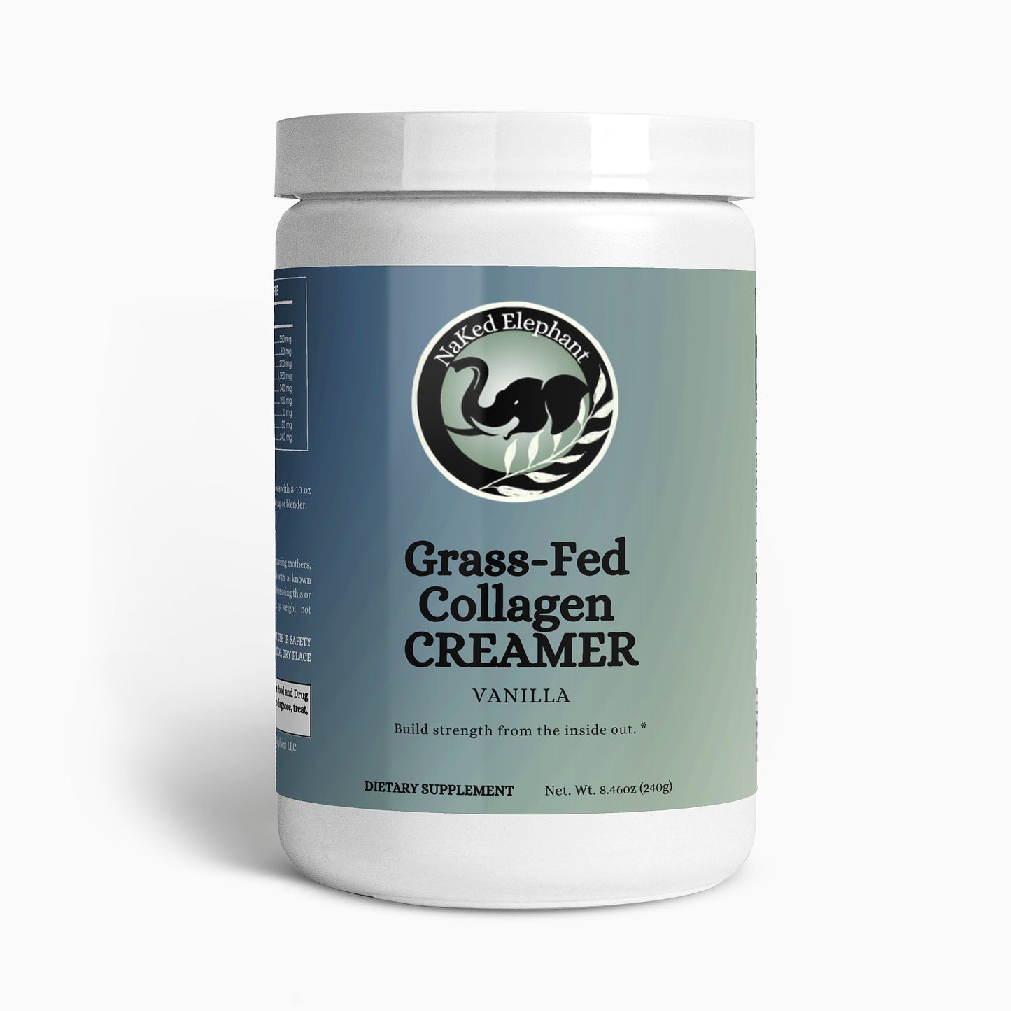 NaKed Elephant Grass-Fed Collagen Creamer (Vanilla)