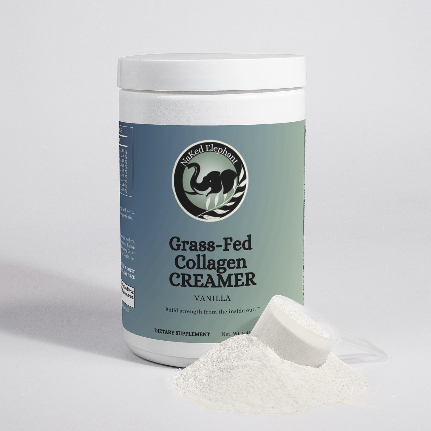 NaKed Elephant Grass-Fed Collagen Creamer (Vanilla)