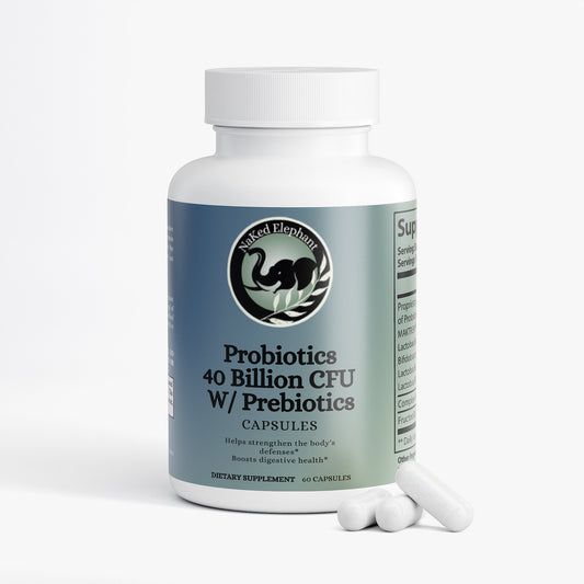 NaKed Elephant Probiotics 40 Billion CFU with Prebiotics