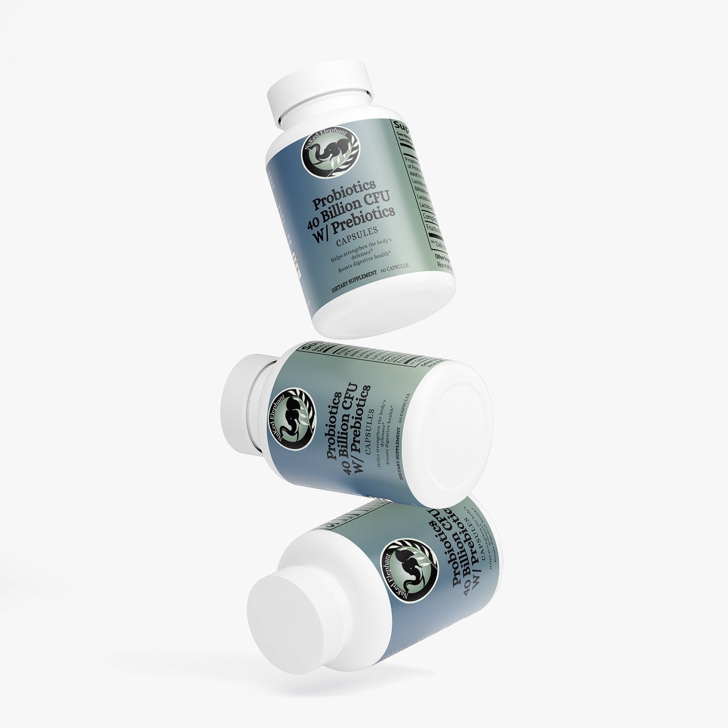 NaKed Elephant Probiotics 40 Billion CFU with Prebiotics