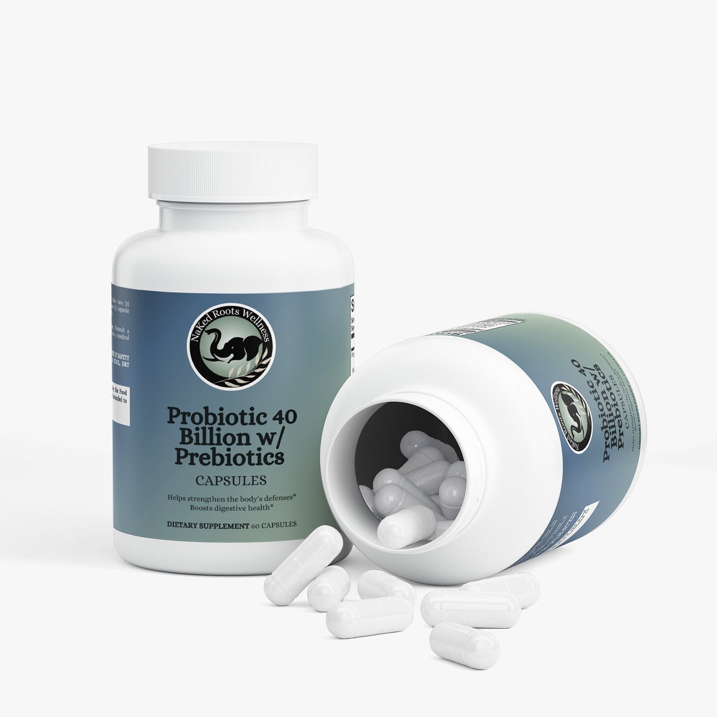 NaKed Roots Probiotics 40 Billion CFU with Prebiotics