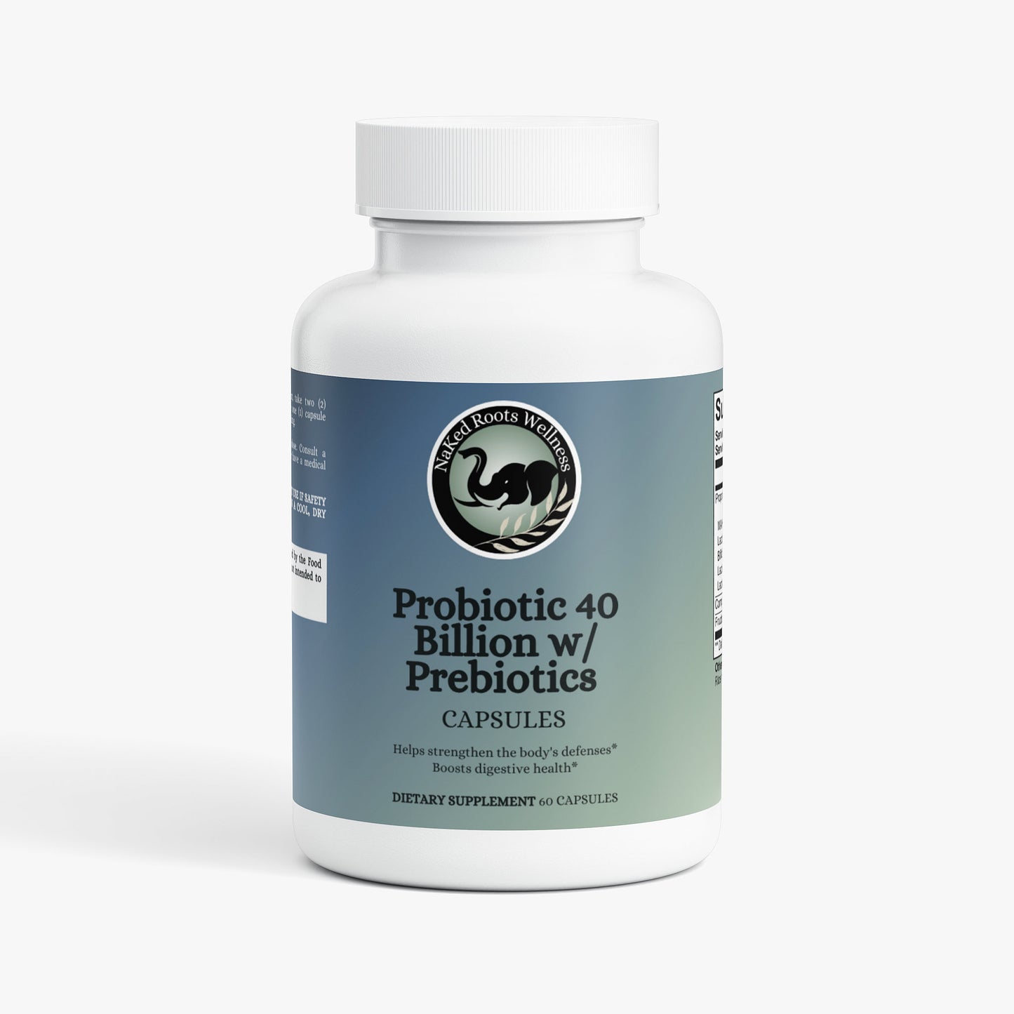 NaKed Roots Probiotics 40 Billion CFU with Prebiotics