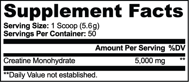 NaKed Roots Pure Creatine Powder